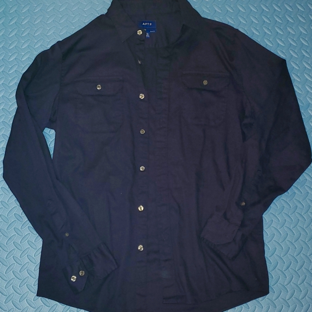 Apt. 9 premier flex, slim fit button down shirt
